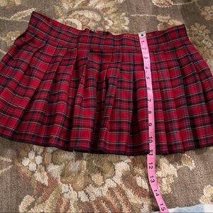 Plaid mini tripp nyc skirt